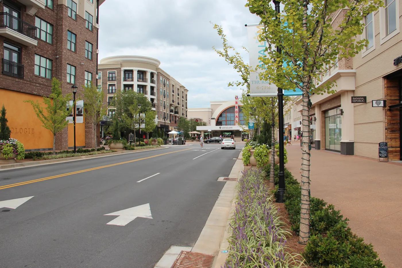 New buildings at Avalon, the mixed-use development in Alpharetta, in September 2015
