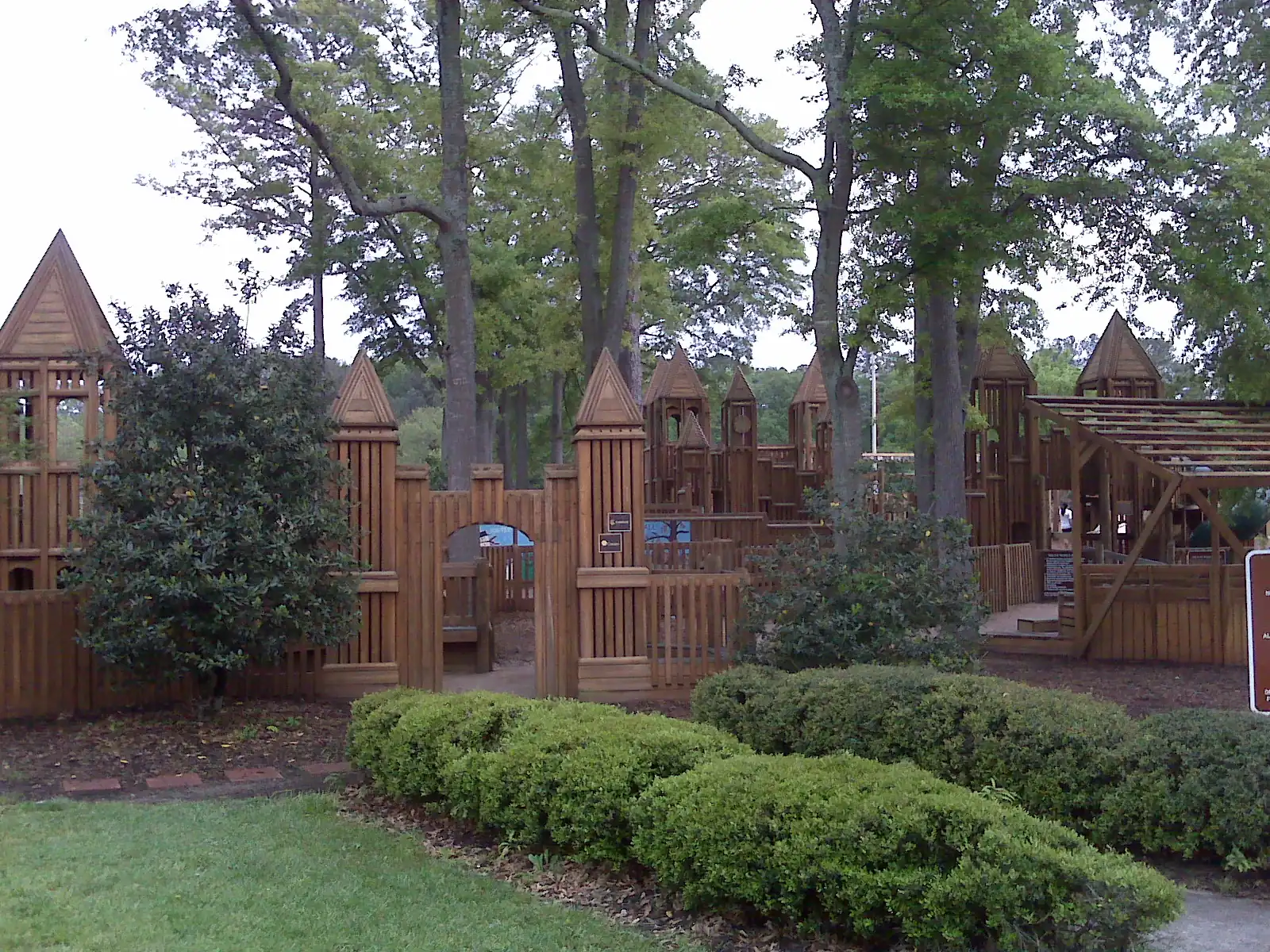The playground at Wills Park, Alpharetta's largest city park